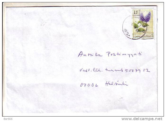 GOOD FINLAND Postal Cover 2006 - Good Stamped: Lilac - Cartas & Documentos