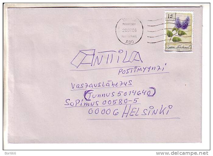 GOOD FINLAND Postal Cover 2006 - Good Stamped: Lilac - Covers & Documents