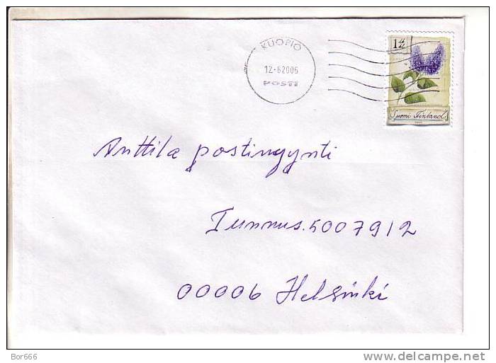 GOOD FINLAND Postal Cover 2006 - Good Stamped: Lilac - Covers & Documents