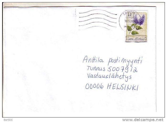 GOOD FINLAND Postal Cover 2006 - Good Stamped: Lilac - Cartas & Documentos