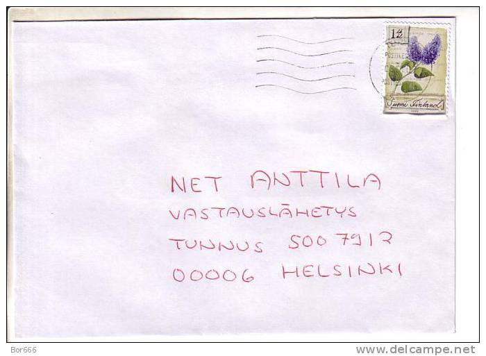GOOD FINLAND Postal Cover 2007 - Good Stamped: Lilac - Covers & Documents