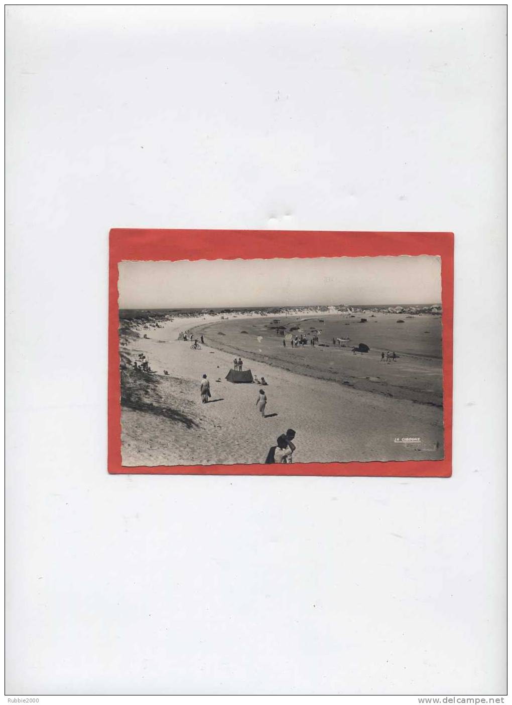 BRIGNOGAN 1952 PLAGE DU LIVIDIC  CARTE EN TRES  BON ETAT - Brignogan-Plage