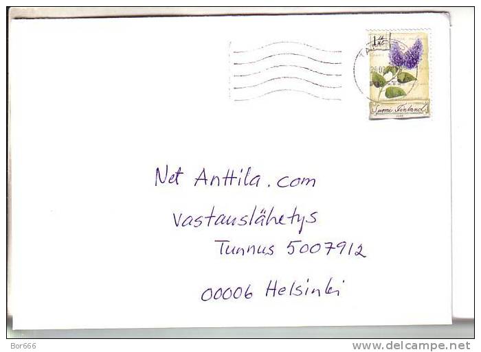 GOOD FINLAND Postal Cover 2008 - Good Stamped: Lilac - Covers & Documents