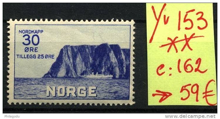 Norge 1930  Nord Cape   Grosse Valeur      Yv 153**   Cote 162 Euros - Ongebruikt