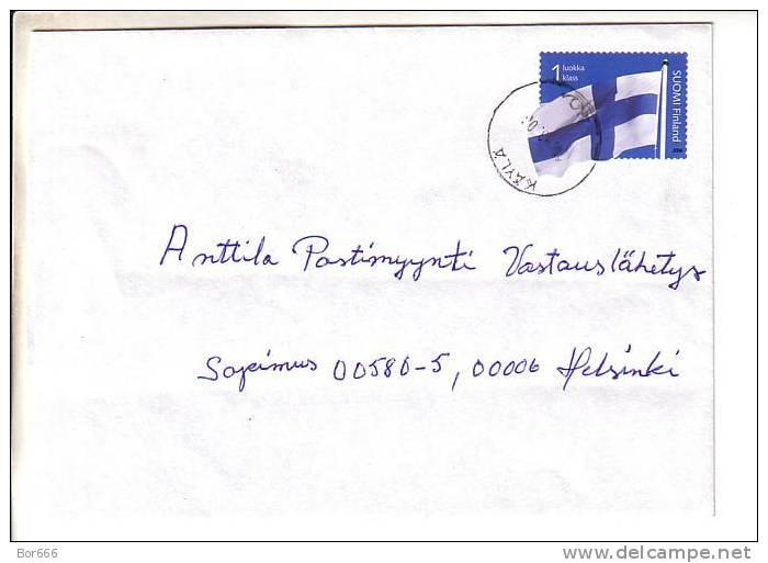 GOOD FINLAND Postal Cover 2006 - Good Stamped: Flag - Covers & Documents
