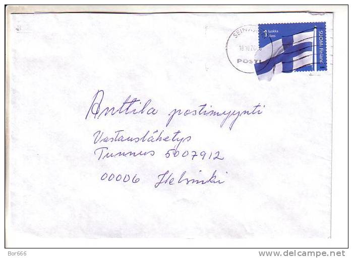 GOOD FINLAND Postal Cover 2006 - Good Stamped: Flag - Cartas & Documentos