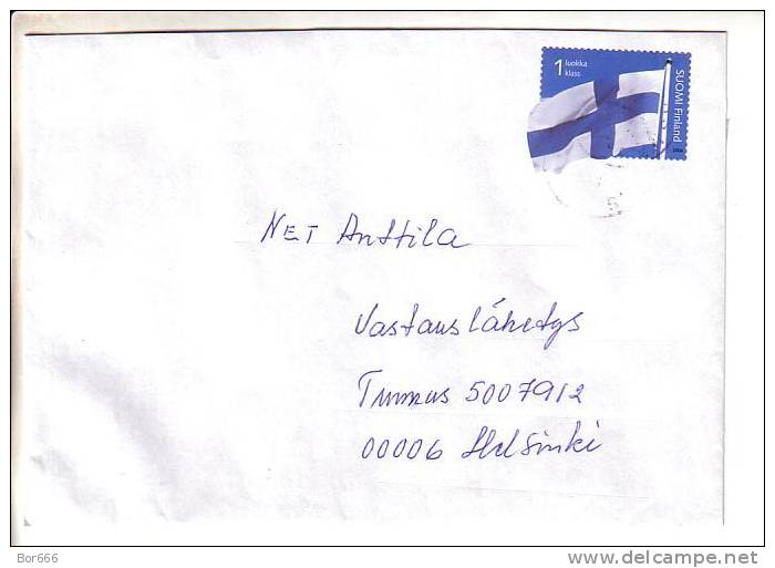 GOOD FINLAND Postal Cover 2006 - Good Stamped: Flag - Covers & Documents