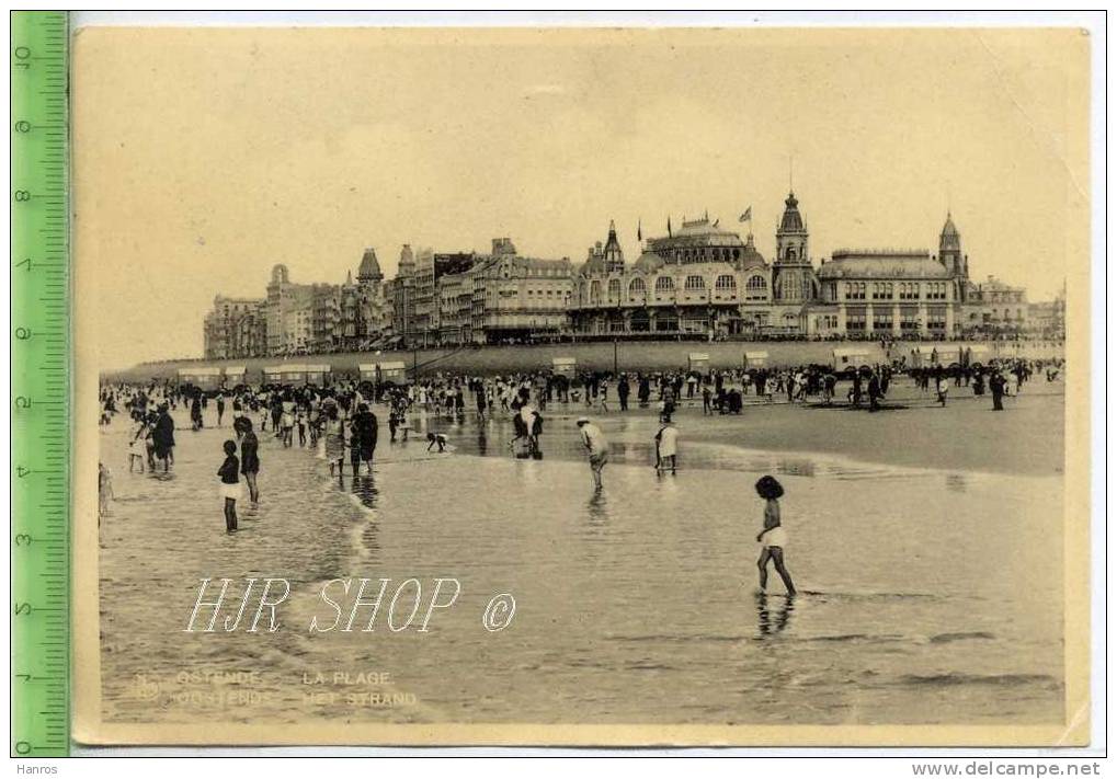 Oostende-Het Strand Gel. 1935 - Oostende