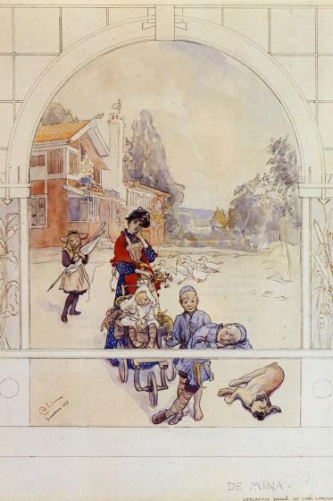 Oil Painting Carl Larsson (1853-1919) 0200 - Autres & Non Classés