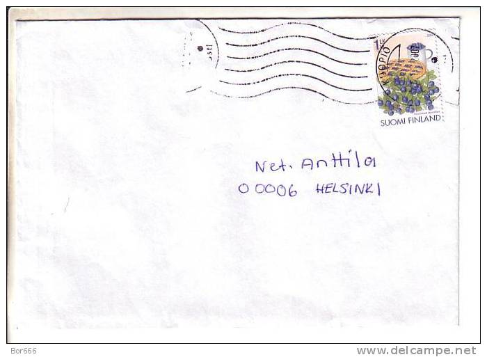 GOOD FINLAND Postal Cover 2007 - Good Stamped: Blueberry - Cartas & Documentos