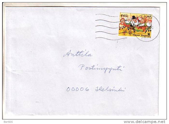 GOOD FINLAND Postal Cover 2006 - Good Stamped: Christmas - Cartas & Documentos