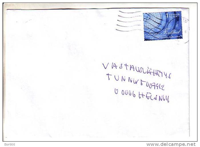 GOOD FINLAND Postal Cover 2006 - Good Stamped: Bibliotheca - Cartas & Documentos