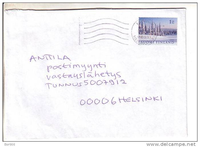 GOOD FINLAND Postal Cover 2006 - Good Stamped: Landscape - Cartas & Documentos