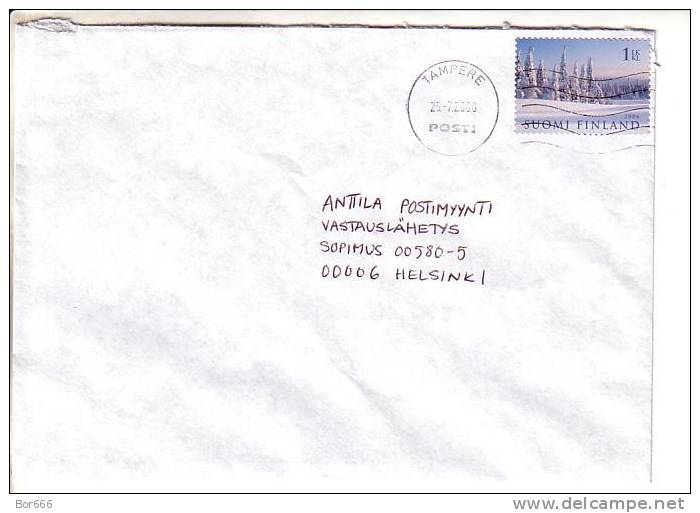 GOOD FINLAND Postal Cover 2006 - Good Stamped: Landscape - Cartas & Documentos