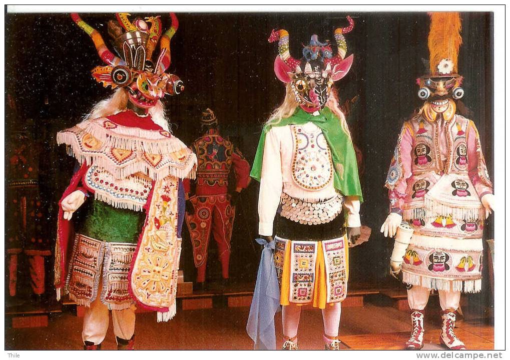 BINCHE - Musée International Du Carnaval Et Du Masque - Déguisements Danse Diablada Et Morenada - Oruro - Bolivie - Binche