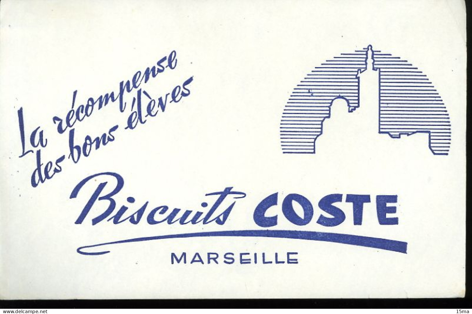 Buvard Thouars Ménard Frères Provende Vitacalcique Marseille Biscuits COSTE La Récompense Des Bons élèves Lot 2 Buvards - Tiere