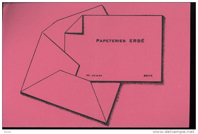 Buvard Brive Papeteries ERBE Protez Delatre Malt Chicorée Lot De 2 Buvards - Papierwaren