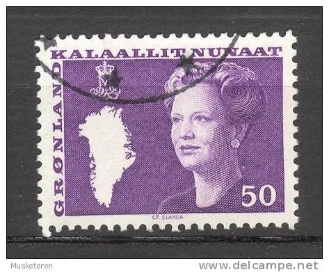 Greenland 1981 Mi. 126     50 (Ø) Queen Margrethe II. (Cz. Slania) - Gebruikt