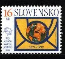 Slovakia 1999 Mi 345 UPU Anniversary ** - Unused Stamps