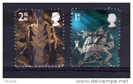 Wales - 1999 - 1st & 2nd Class Definitives - Used - Pays De Galles