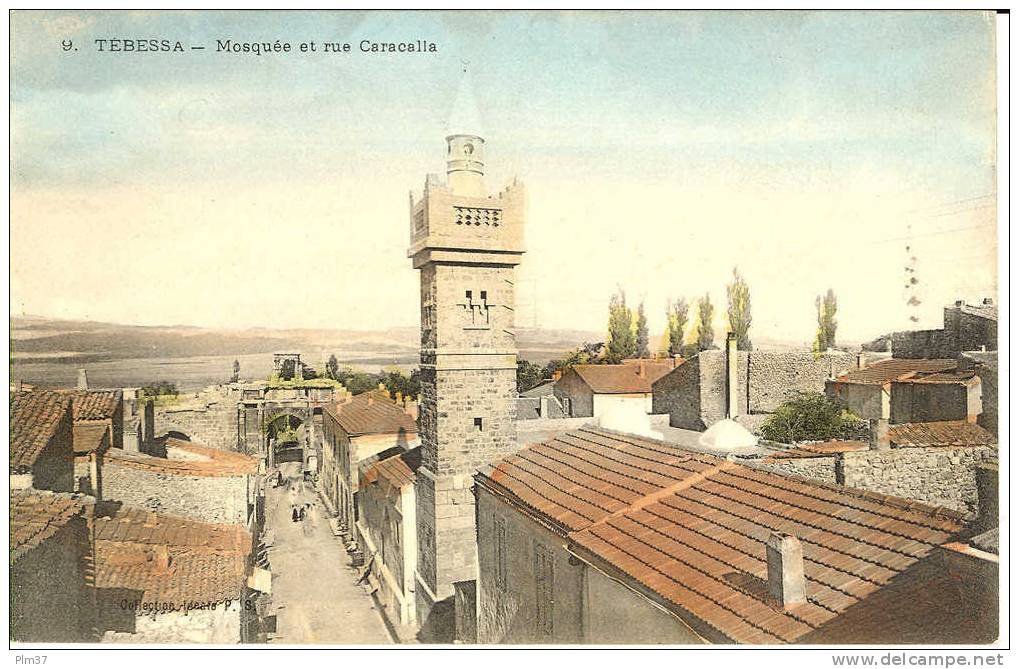 TEBESSA - Mosquée Et Rue Caracalla - Tébessa