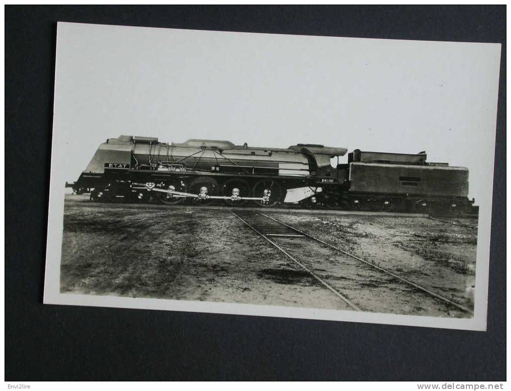 339 Cpa Carte Photo. Les Derniers Types De Locomotives Modernes, Type 241 Etat. Macon - Trains