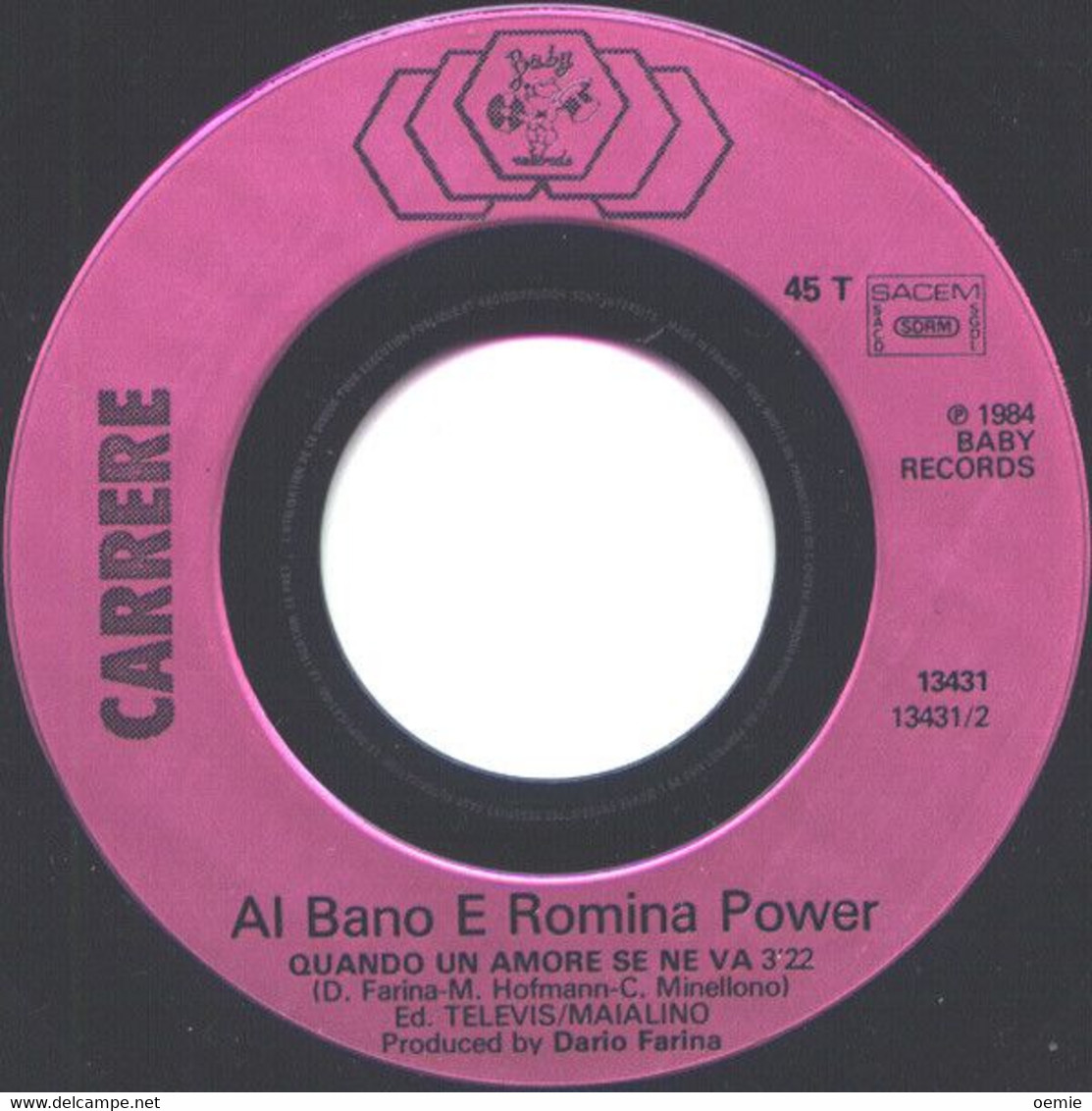 ROMINA POWER ET AL BANO  °° CI SARA - Other - Italian Music