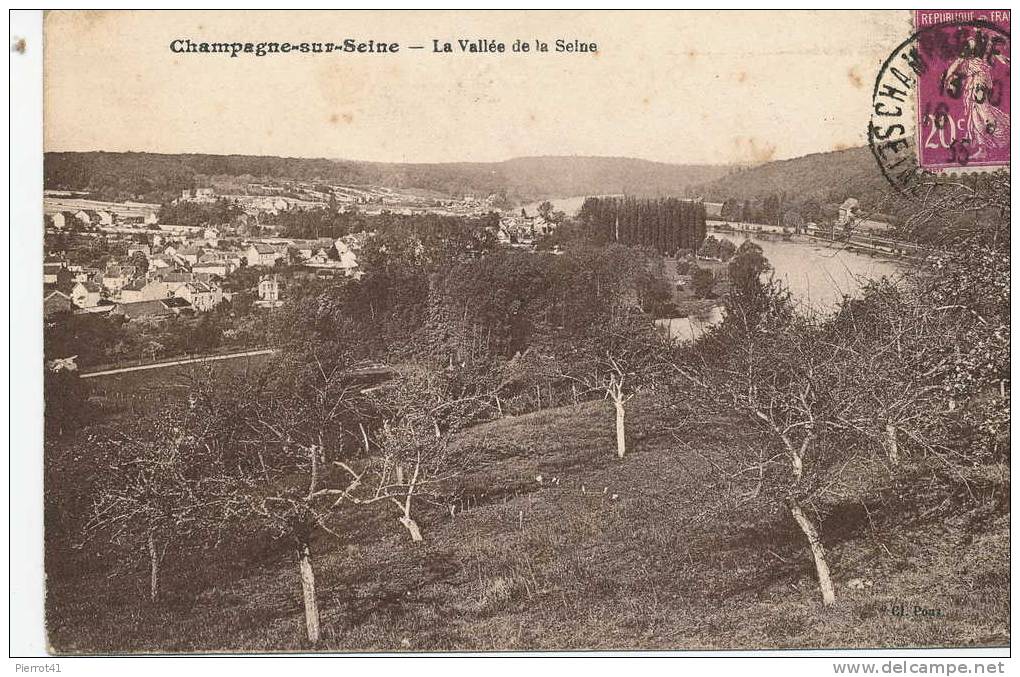 CHAMPAGNE SUR SEINE - La Vallée De La Seine - Champagne Sur Seine