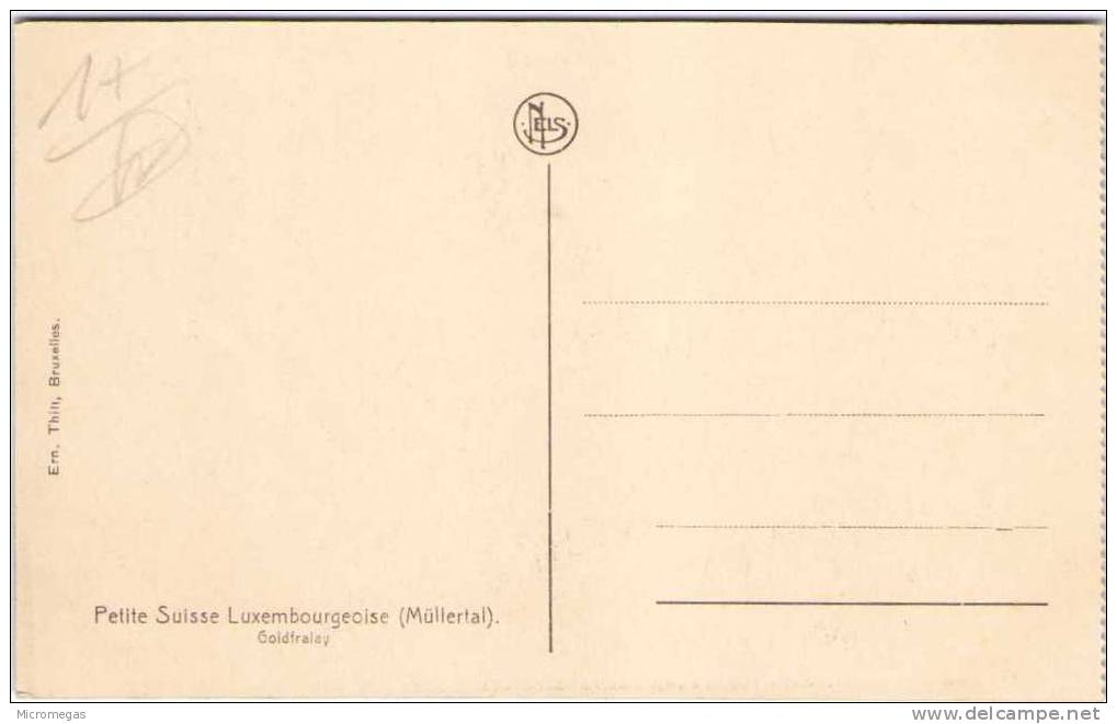 Petite Suisse Luxembourgeoise (Müllertal) - Goldfralay - Müllerthal