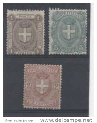 ITALY - 1896/97 SAVOIA COAT OF ARMS - V2996 - Neufs