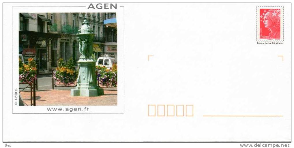 PAP AGEN (LOT ET GARONNE) : FONTAINE - Prêts-à-poster: Repiquages /Beaujard