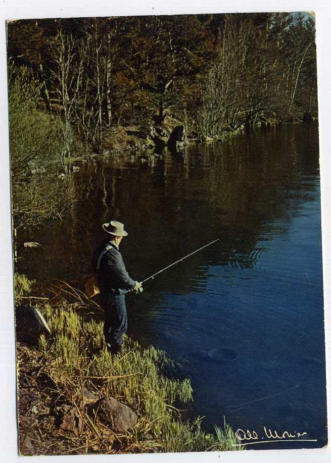 ALBERT MONIER. AUVERGNE, PARADIS DES PÊCHEURS. - Monier