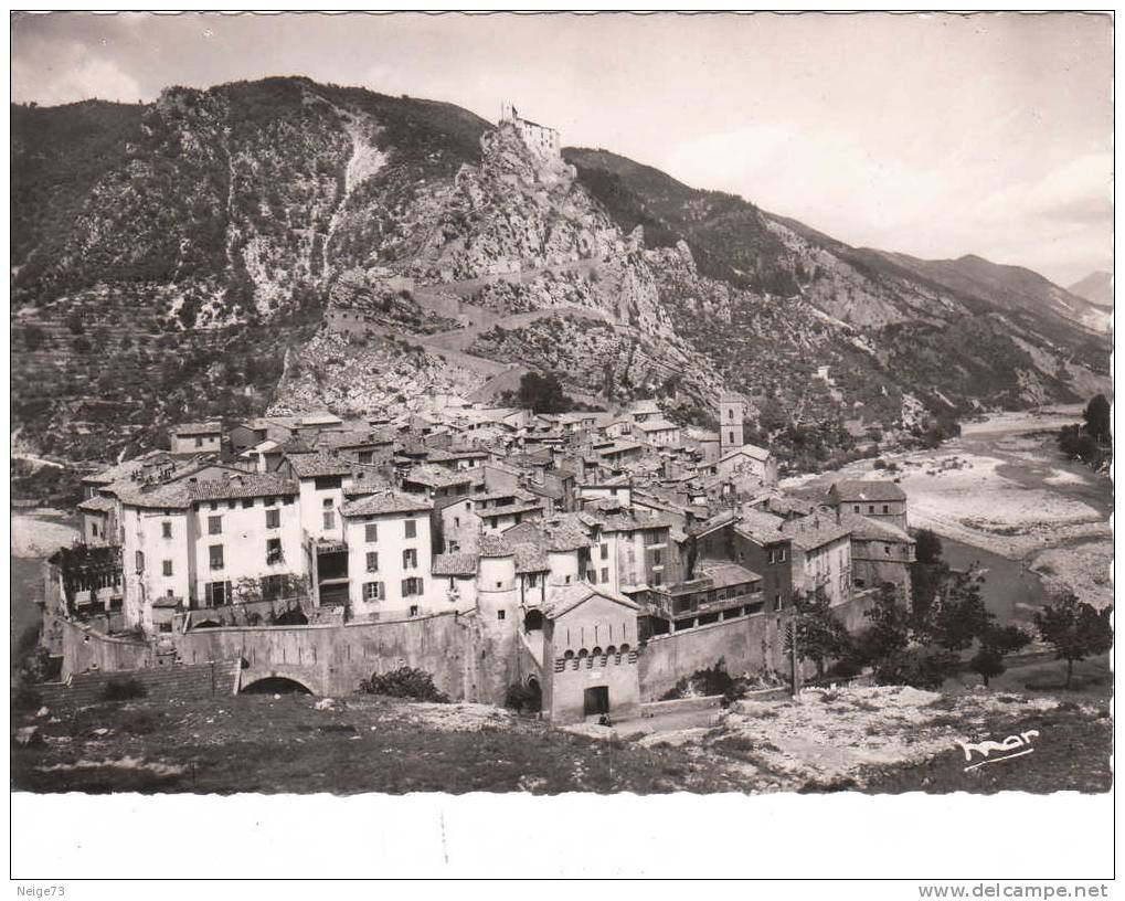 Carte Des Années 50-60 Du 04 - Entrevaux - Vue Générale - Sonstige & Ohne Zuordnung