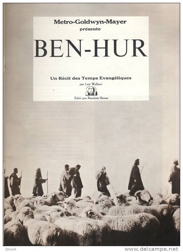 Livret "L´Histoire De La Réalisation De Ben Hur" - Random House 1959 - Magazines