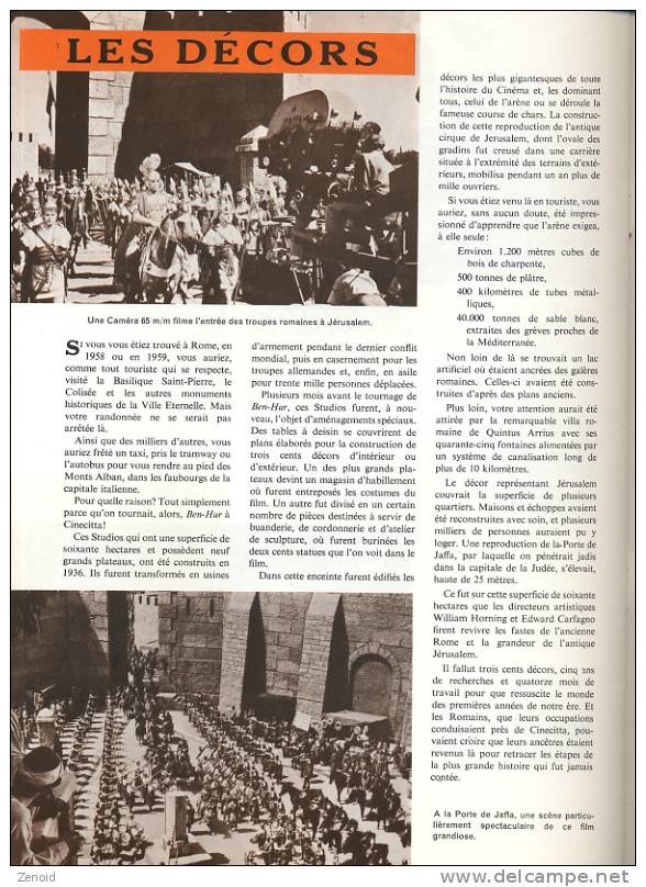 Livret "L´Histoire de la réalisation de Ben Hur" - Random House 1959