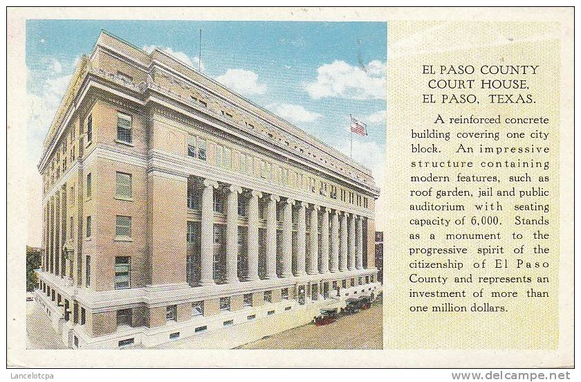 EL PASO COUNTY COURT HOUSE, EL PASO - El Paso