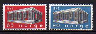 NORVEGE         Neuf **      Y. Et T.  N° 538 / 539   Cote: 2.75 Euros - Unused Stamps