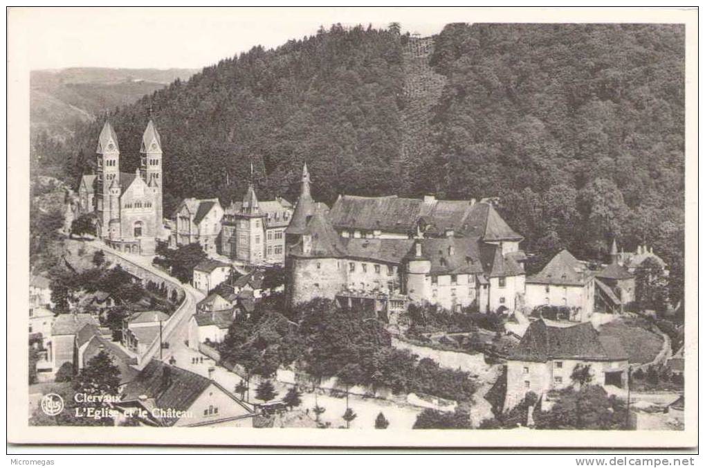 CLERVAUX - L'Eglise Et Le Château - Clervaux