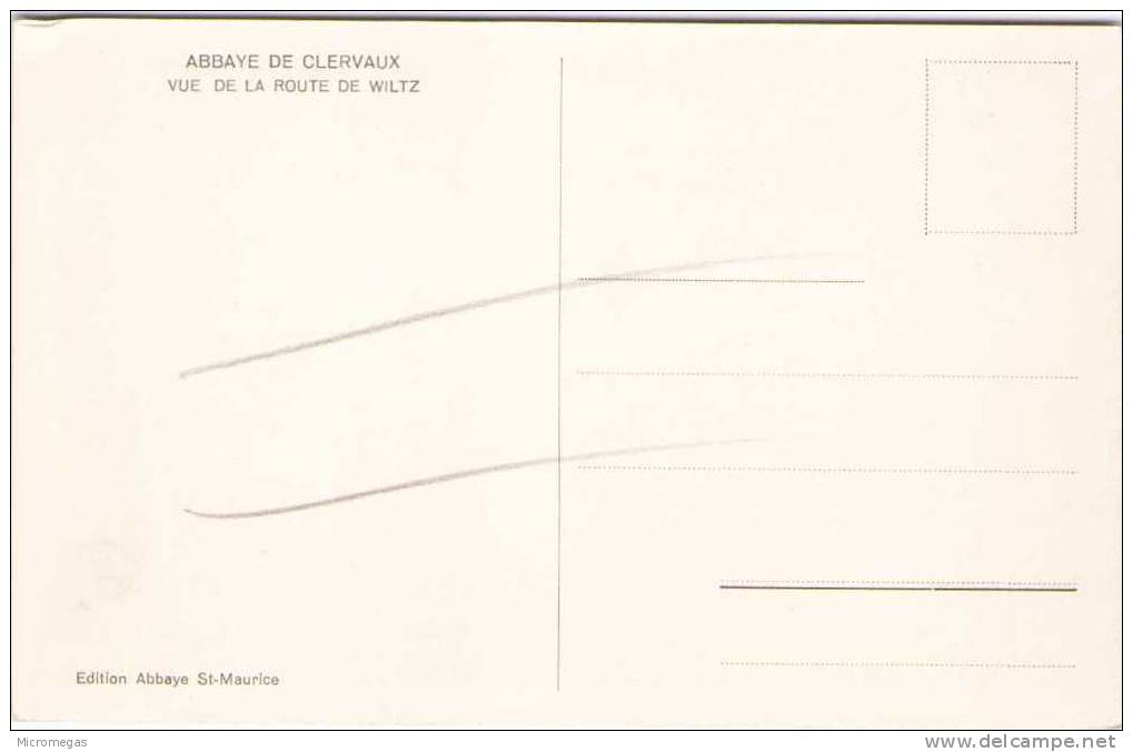 Abbaye De CLERVAUX - Vue De La Route De Wiltz - Clervaux