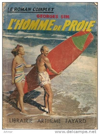 G  SIM - L´HOMME DE PROIE -1952 - Simenon