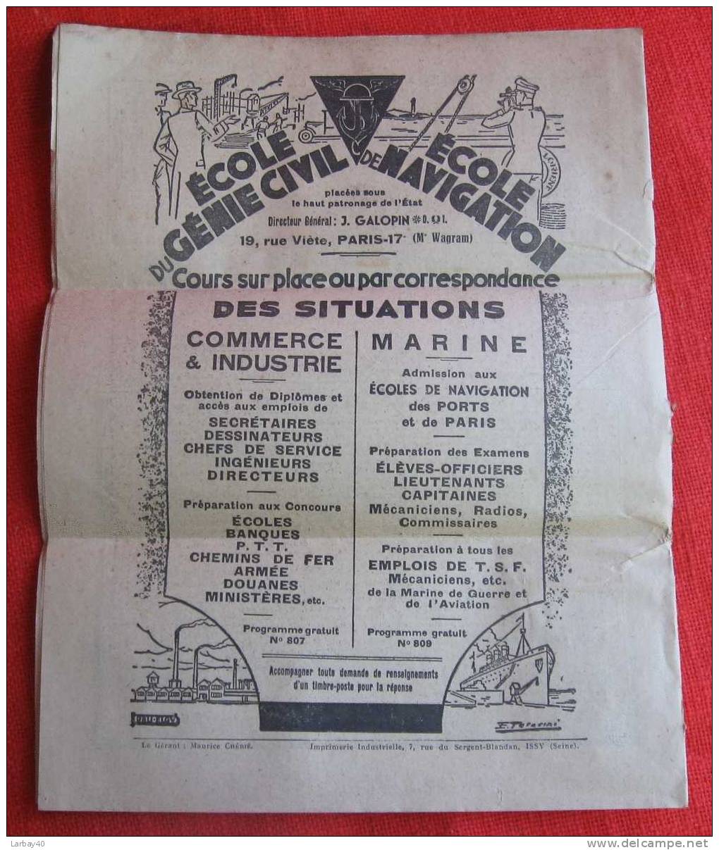 Mer  Et Colonies N° 259 - Mars 1933 - French