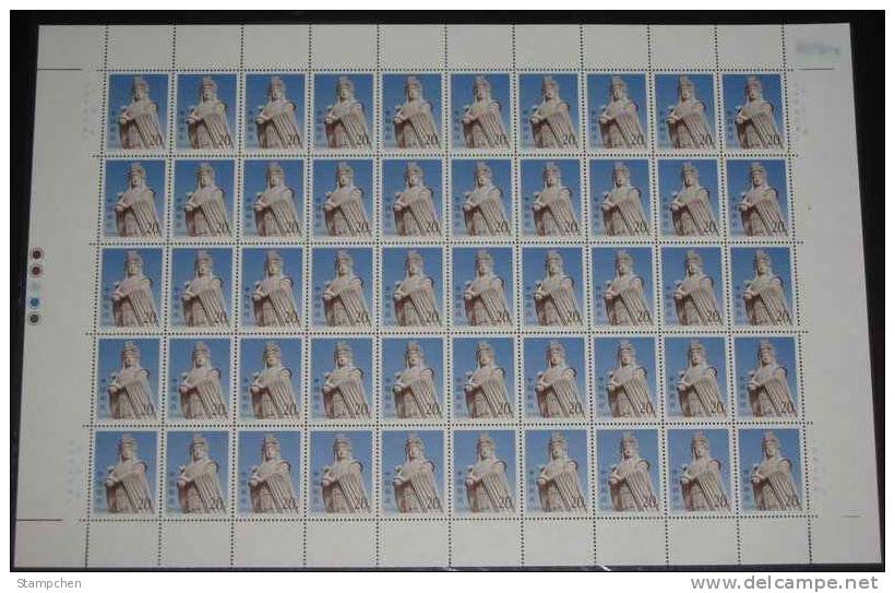 China 1992-12 Mazu Stamp Sheet Buddha Goddess Of Sea Fishing Myth - Blocks & Sheetlets