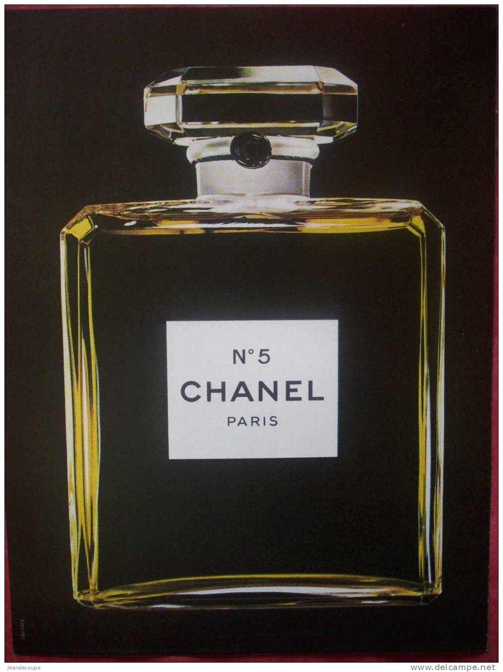 COLLECTION-PUB-PUBLICITE- PARFUM-EAU  DE TOILETTE-CHANEL-N°5- 1970- - Publicités