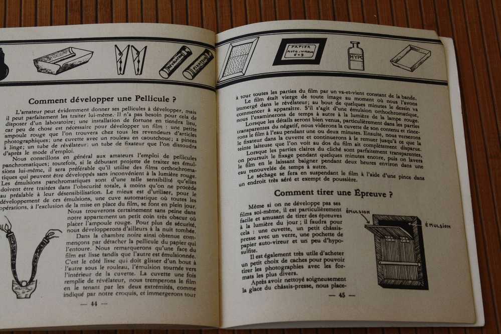 Brochure De Marcel Natkin Code du Débutant Conseils en Photographie éditions Mana 44 illustrations 48 pages