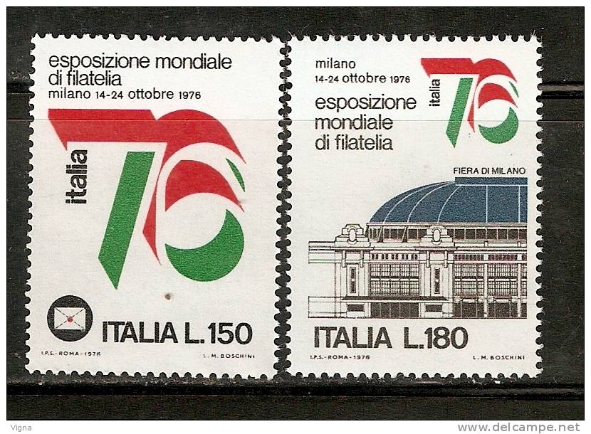 IT314 - ITALIA - Sassone 1328/9 ** - Pro Italia 76 - 1971-80:  Nuovi