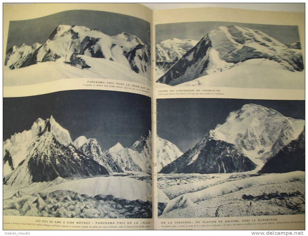 27 Avril 1935 : Catastrophe De BOLOBO ;   Les écoliers De SARREBRUCK ;  Glacier De BALTORO ; - L'Illustration