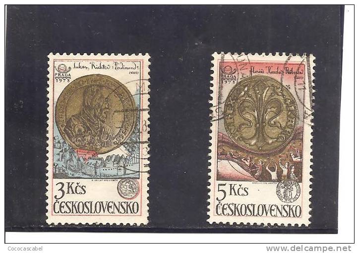 Checoslovaquia - Czechoslovakia Nº Scott  2164-65 - Yvert 2261/62 (usado) (o). - Used Stamps
