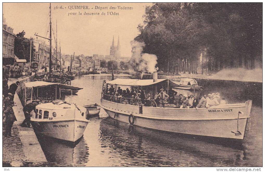 29. Quimper  : Départ Des Vedettes . - Quimper