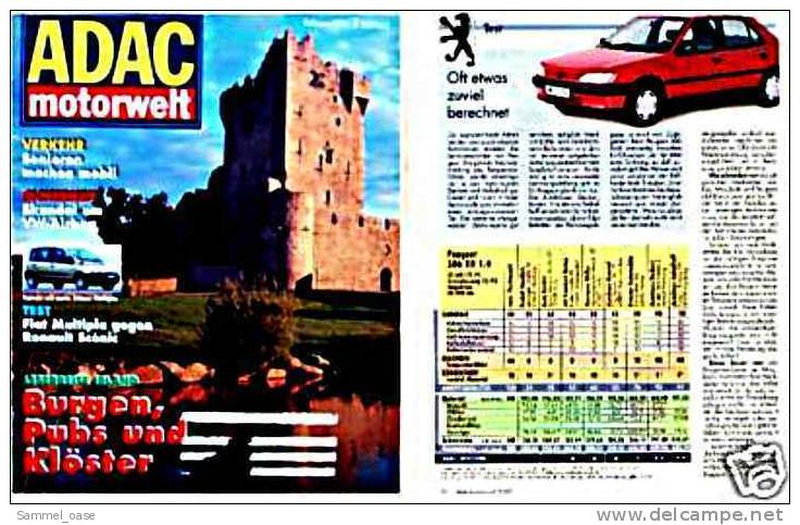 ADAC Motorwelt 2/1999  Mit :  Test : Fiat Multipla Gegen Renault Scenic - Auto & Verkehr