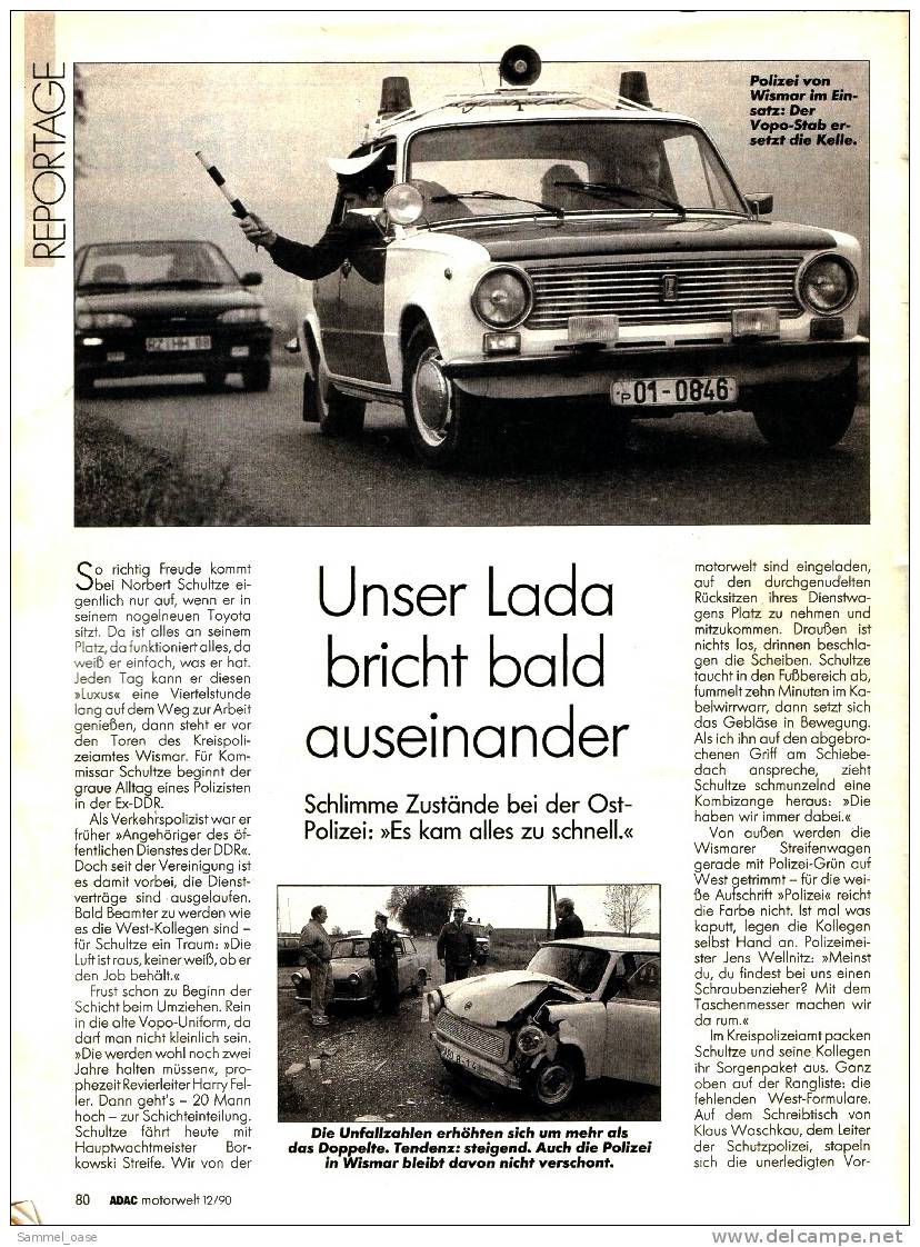 ADAC Motorwelt 12/1990  Mit :  Der Neue Audi 100-6 Zylinder Und Ein Hauch Von V8 - Auto & Verkehr